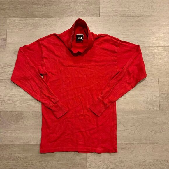 Vintage 90s Single Stitch The North Face Turtleneck Long Sleeve - Picture 1 of 8